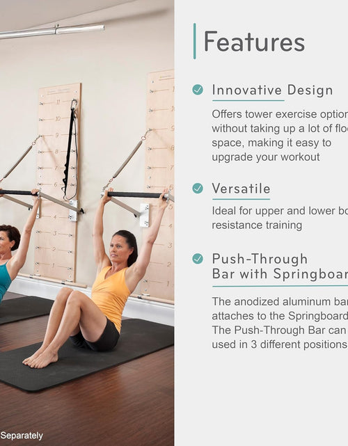 Load image into Gallery viewer, Pilates Springboard and Push-Through Bar
