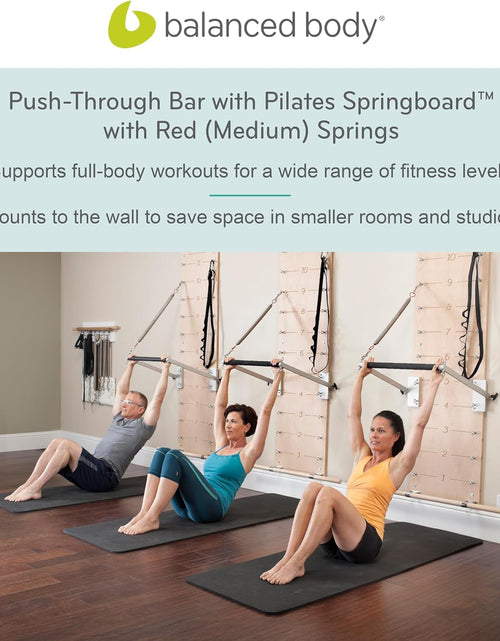 Load image into Gallery viewer, Pilates Springboard and Push-Through Bar
