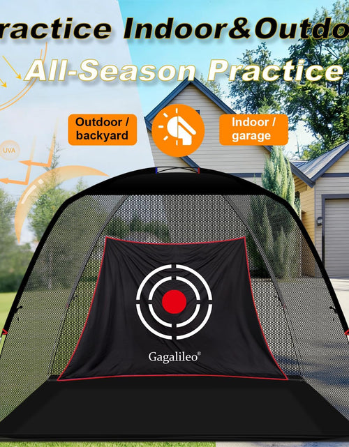 Load image into Gallery viewer, Golf Net,Golf Net Backyard Driving,Golf Driving Range,Golf Set Net,Heavy Duty Dome Golf Practice Net,Golf Practice Hitting Net,Quick Setup with Target Cloth and Carry Bag(Style Optional)
