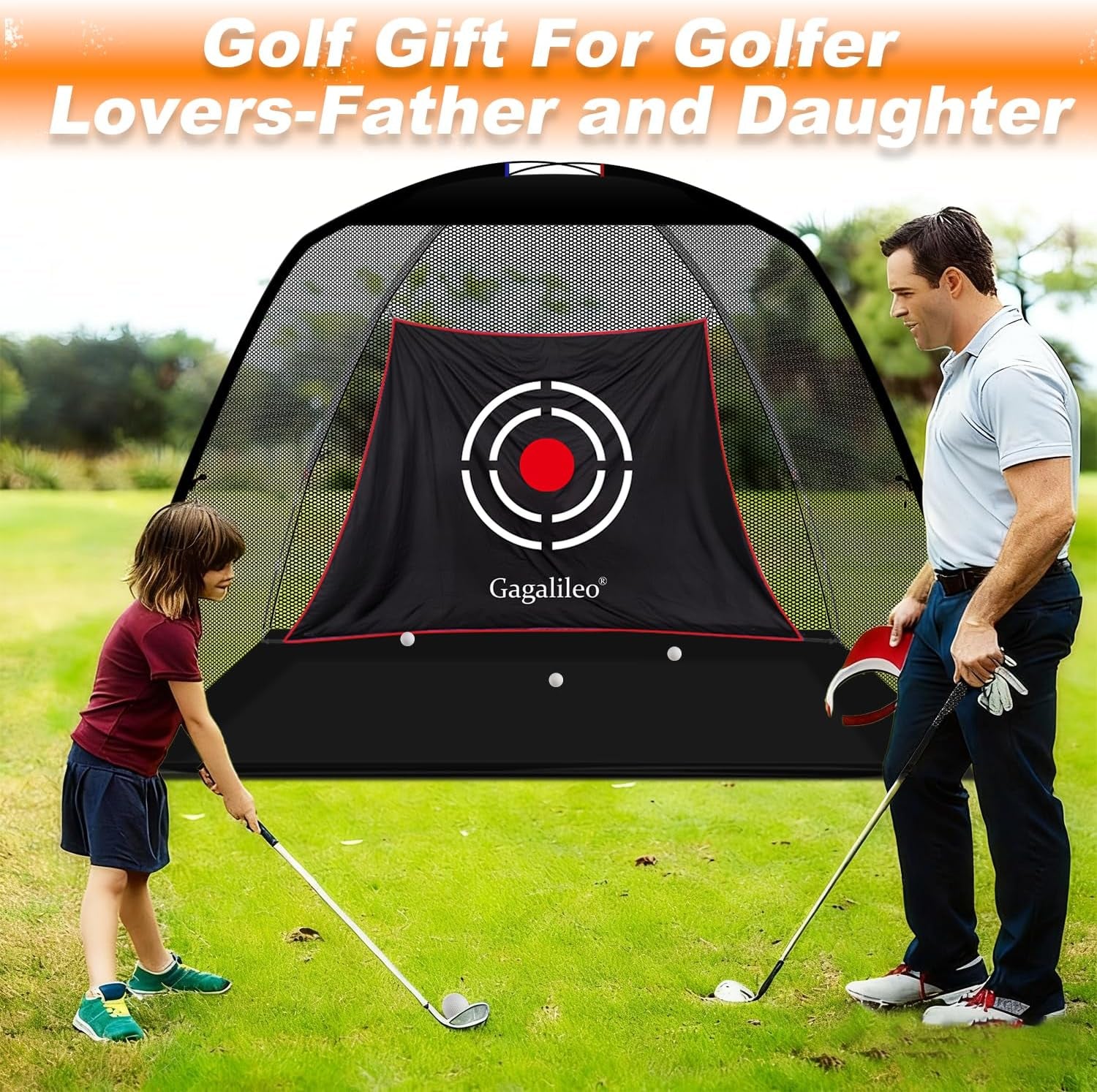 Golf Net,Golf Net Backyard Driving,Golf Driving Range,Golf Set Net,Heavy Duty Dome Golf Practice Net,Golf Practice Hitting Net,Quick Setup with Target Cloth and Carry Bag(Style Optional)