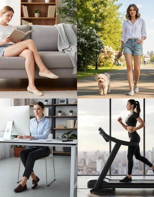 Load image into Gallery viewer, 6 Pairs Unisex Thick Cushion Athletic Cotton Non Slip Low Cut Flat Liner No Show Socks
