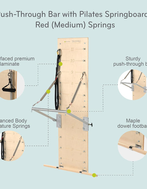 Load image into Gallery viewer, Pilates Springboard and Push-Through Bar
